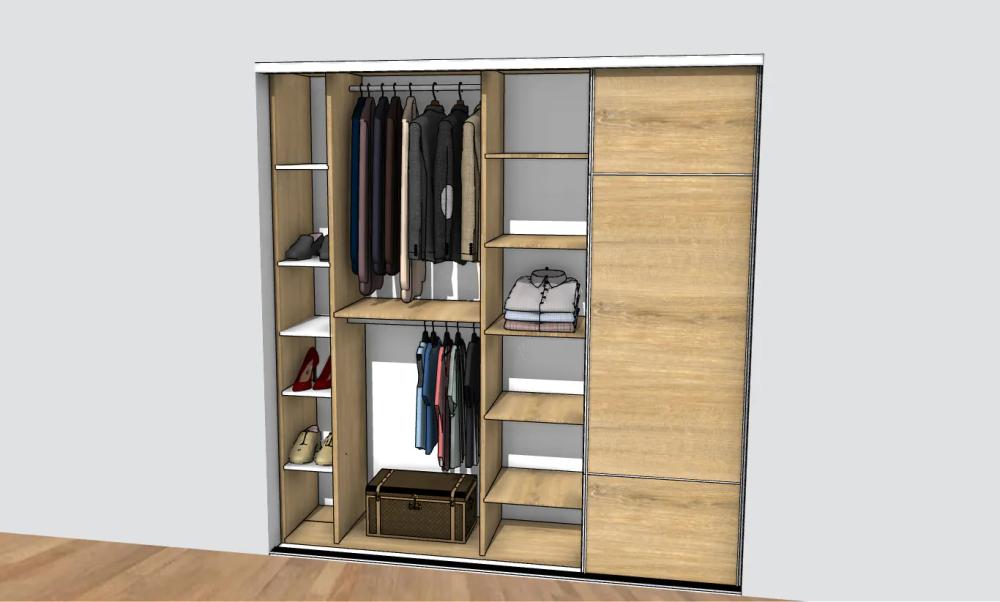 Aménagement de placard sur mesure